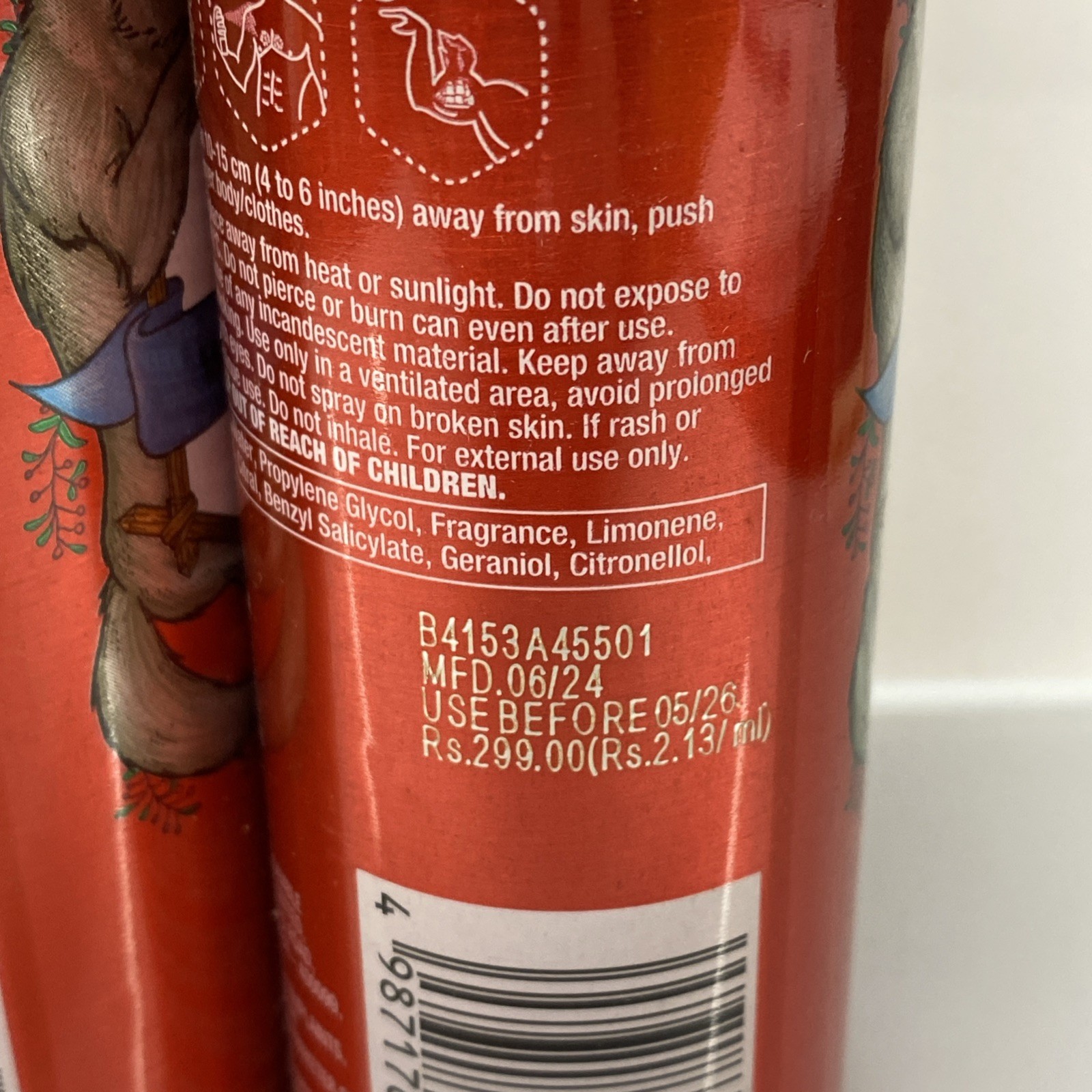 3X Old Spice Wolfthorn Deodorant Body Spray For Men 140ml