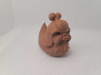 Shih Tzu Duck 3D Mini Size Dog Cute Caine Gift Pet Animal Puppy Cruise Duck