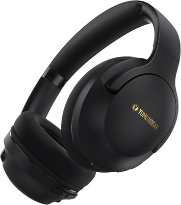 Bluetooth Headphones over Ear, 80 Hrs Playtime Wireless Headphones with ENC Mic,