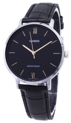 Casio Quartz Black Dial Dress LTP-VT01L-1B Analog Women's Ladies Watch
