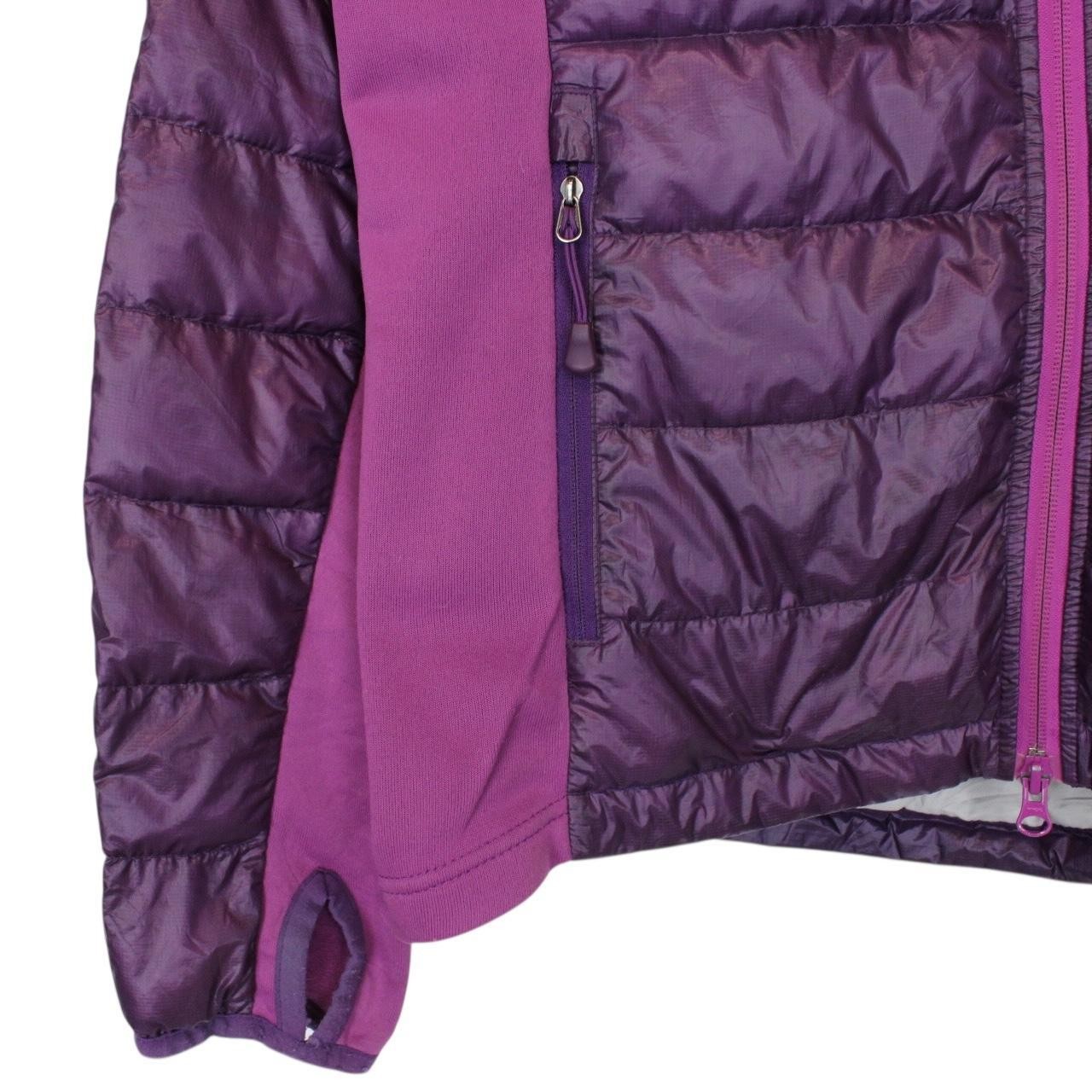 Canada Goose Purple Hybridge Lite Full Zip Hooded Down Jacket thumbnail 5