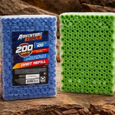 Adventure Force 200 Darts With Storage Container Dart Refill NEW In Plastic