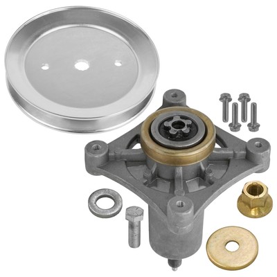 46'' Deck Spindle & Pulley for Poulan 175A46 960420153 960420157 Pro 21546446