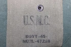 US Military Issue WW2 M1 Carbine Magazine Stock Belt Pouch Khaki Canvas USMC N74