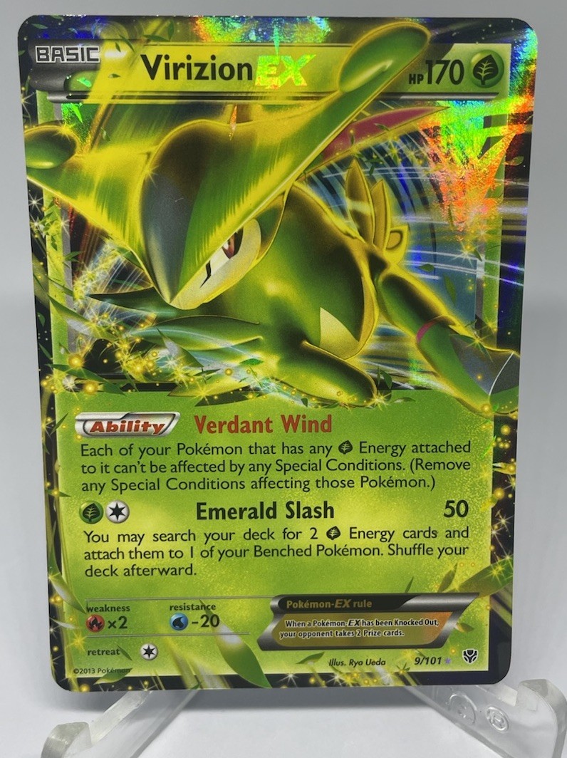 Virizion EX #9/101 (2013) - Plasma Blast - Ultra Rare Holo - NM