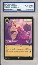 Disney Lorcana Wardrobe Beauty The Beast SIGNED CARD Jo Anne Worley PSA DNA COA