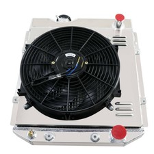 4 Rows Radiator Shroud Fan Kit for 1964-1966 V8 289 AT/MT