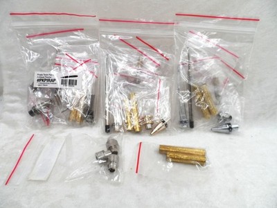 Pirate Twist Pen Kits Antique QTY 3 Pewter, Gold, Chrome w/Bushings & Blanks