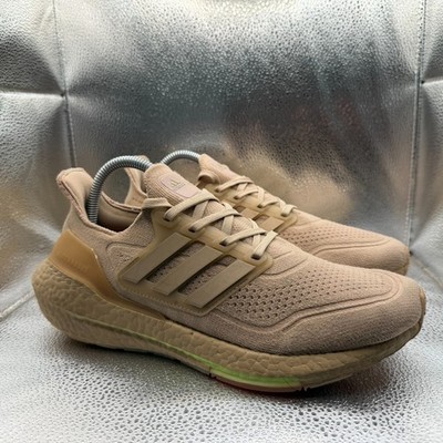 Size 8.5 Adidas Ultra Boost 21 Ash Pearl Hazy Rose Womens Lace Up Shoes FY0391