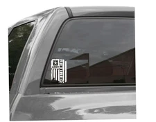 DISTRESSED UNITED STATES ARMY FLAG RETIRED VINYL DECAL STICKER U.S. ARMY