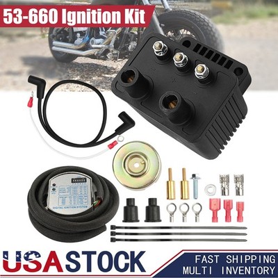 53-660 Ultima Single Fire Programmable Ignition Kit For Harley Big Twin Evo XL