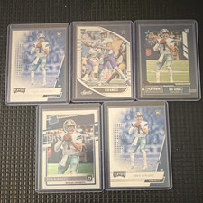 Panini Dallas Cowboys NFL Rookie Ben DiNucci 2020 5 Card Lot