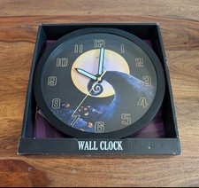 Tim Burton's Nightmare Before Christmas Spiral Hill Wall Clock - NIB