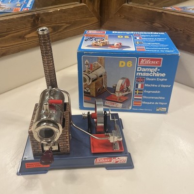 Wilesco Dampfmaschine D6 Steam Engine with Original Box