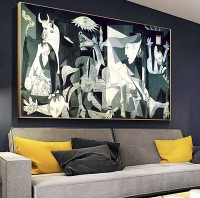 Pablo Picasso Guernica Poster or Canvas painting wall art 27.5 x 55.1 inches 