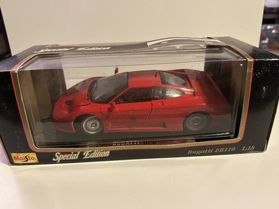 Maisto 31808 Bugatti EB110 1992 Red Diecast Model Car 1/18 Scale