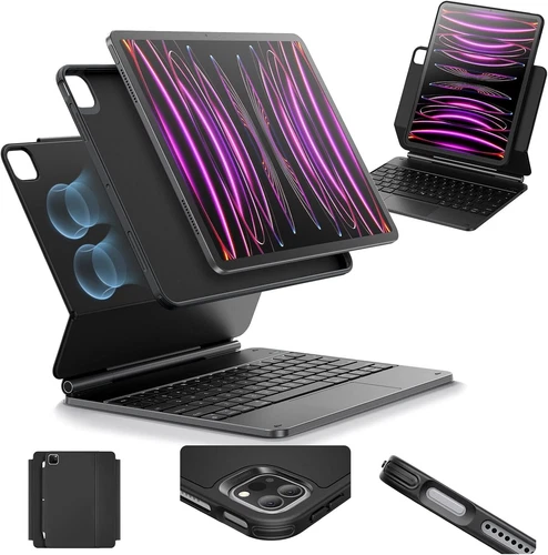 ESR Magnetic KeyBoard Case 360 Rebound Series For iPad Pro 12.9"