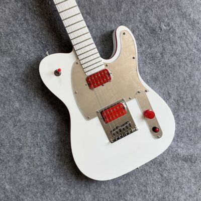 John 5 Ghost TL Electric Guitar Kill Switch Output Mute Switch White Body
