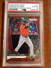 2020 PANINI Prizm RED DONUT /99  HOLO REFRACTOR PSA 10 RC ROOKE YORDAN ALVAREZ