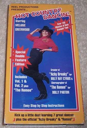 Hot Country Dancin' VHS Video Melanie Greenwood - Foto 1 di 2