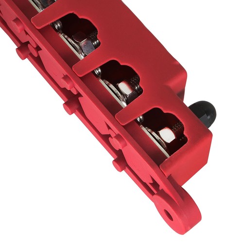 New Power Distribution 12V 250A 5/16" Red and Black Pair 4 Post Busbar Bus Bar - Picture 7 of 8