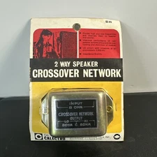 GC Electronics 2-Way Speaker Crossover Network . Cat No S2-196 Calectro.