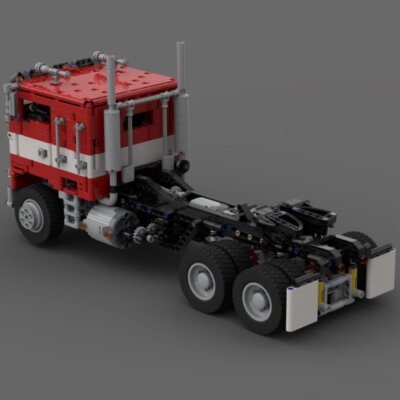 Full RC Truck with V6 Piston Engine 1664 teile MOC-104162 für ab 18 Jahren