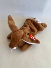 Ty Beanie Baby Ears the Rabbit, PVC, Errors, 4th Gen Hang Tag, 3rd Gen Tush Tag