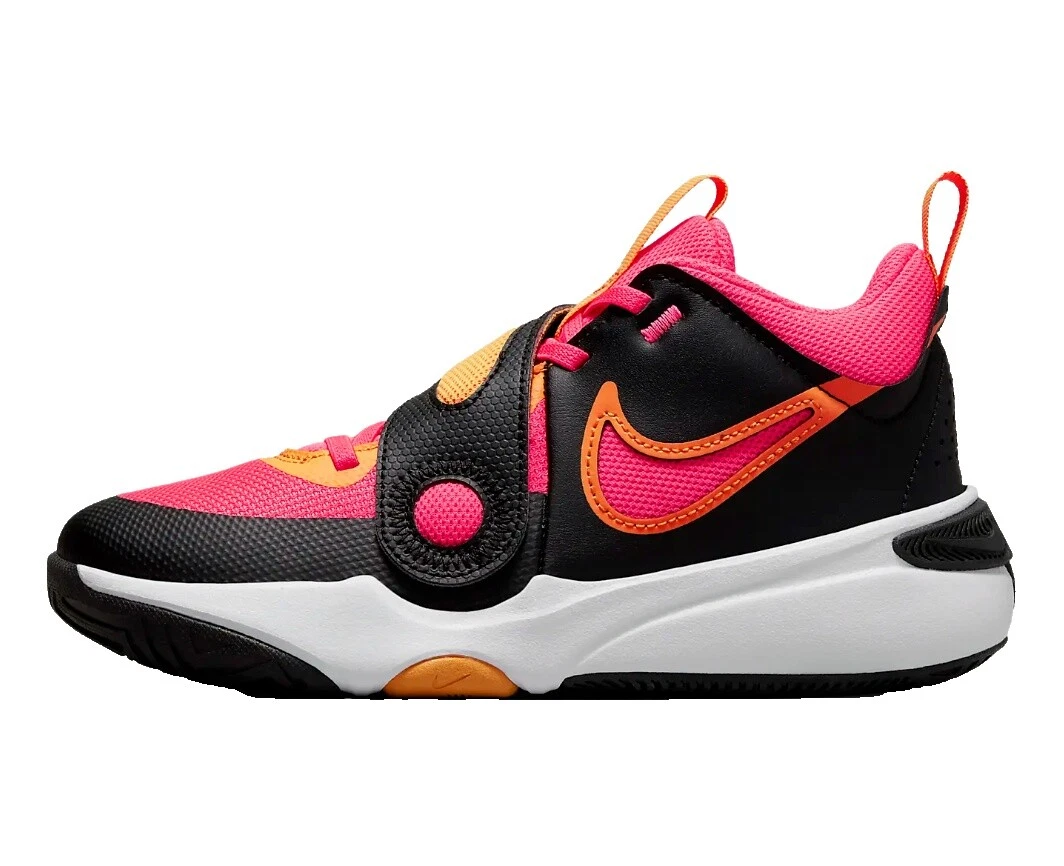 Parte superior de cuero negro zapatos deportivos para Niñas