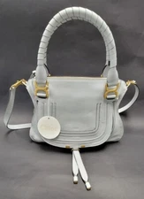 Chloe Marcie Double Carry Bag Light Cloud - Authentic Brand New MSRP $2,690