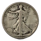 1920-S San Francisco Walking Liberty Silver Half 50c Fine FN F+