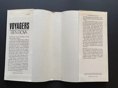 Voyagers, by Ben Bova - 1981 - 1st Edition, Vintage Hardcover Book DJ - Picture 2 of 12