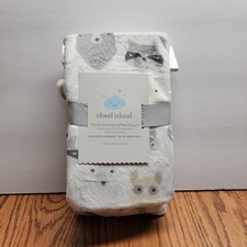 Cloud Island Plush Changing Pad Cover 32 in x 17 in Animals Patterns
