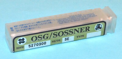 OSG / Sossner HSS End Mill, 1.4'' Diameter, 5/8'' *New* 5270300