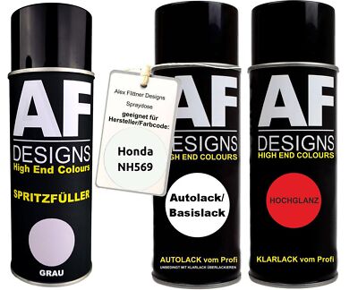 Spritzfüller Set für Honda NH569 Milos White Klarlack Spritzfüller Grundierung S