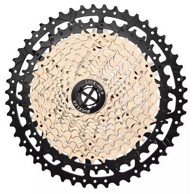 Bucklos Silver&Black 12-fach Kassette Mountainbike 11-50T für Shimano HG