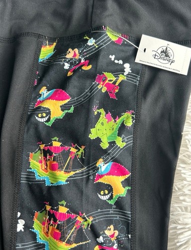 Disney electrical parade black leggings size medium - Picture 2 of 6