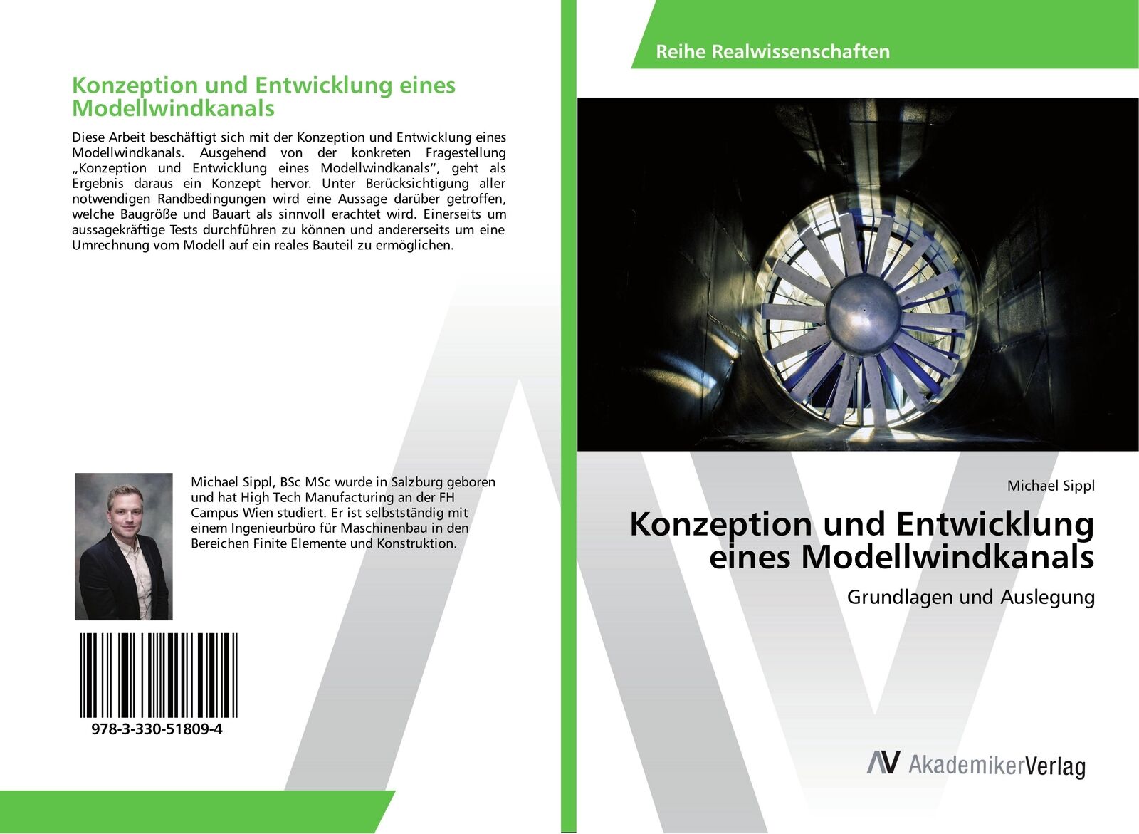Thumbnail - Konzeption Und Entwicklung Eines Modellwindkanals | Sippl, Michael
