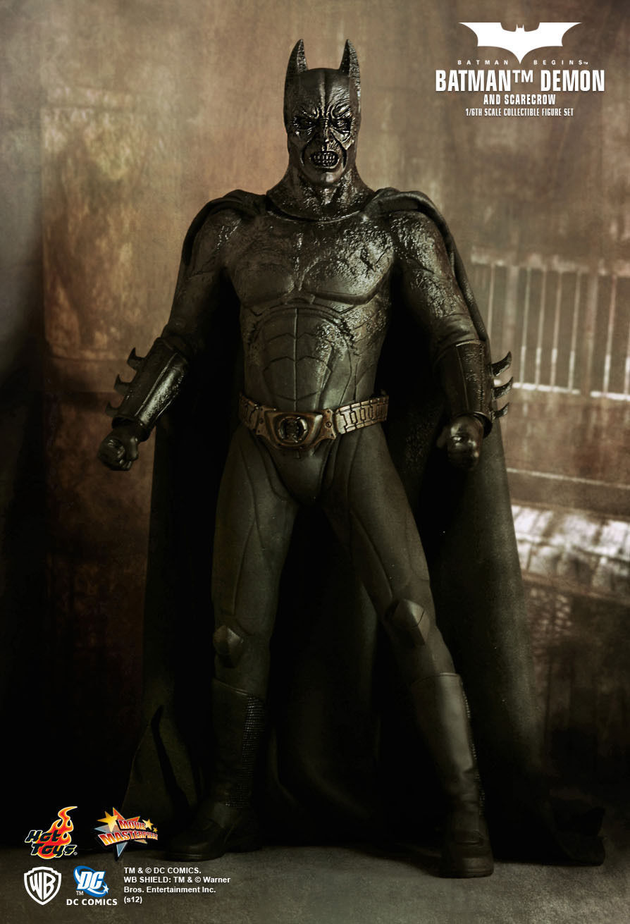 Hot Toys MMS 140 Batman Begins Batman Demon and Scarecrow 12 inch Figure  NEW | eBay