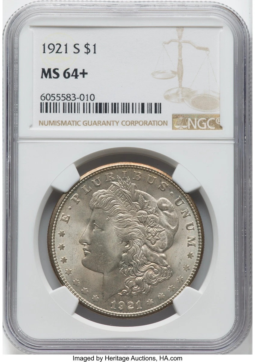 MS 64 Graded 1921 Year Morgan US Dollars (1878-1921) for sale | eBay