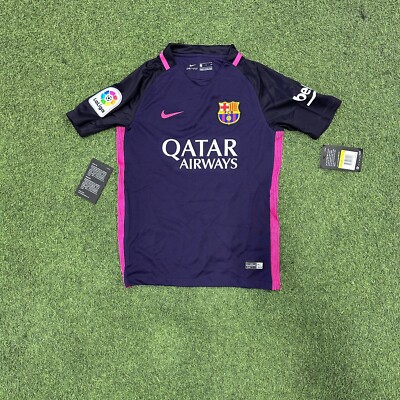 Nike FC Barcelona Youth Away Jersey 16/17 | eBay