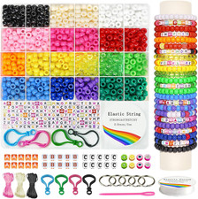 Friendship Bracelet Making Kit for Girls, Kandi Pony Beads for Jewelry Making
