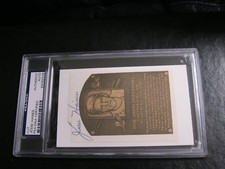 Jesse Haines Autographed HOF Cut PSA Certified Encapsulated 