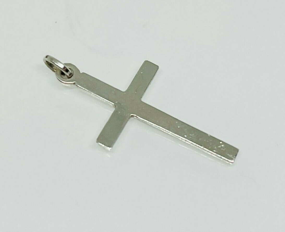 Gorgeous Solid Holy Cross Pendant 925 solid silve… - image 3