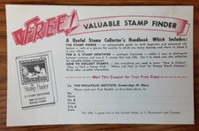 US 1959 3c Postcard Harris Philatelic Institute Stamp Finder Identifier 3288-1