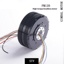 Motore cardanico PM120 per manipolatore alta coppia robot giunto encoder anello di contatto