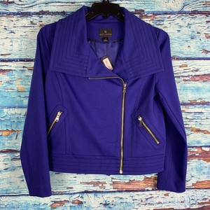 royal blue short jacket