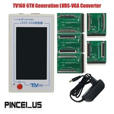 TV160 6TH LVDS-VGA Converter LCD TV Motherboard Tester Supports SD HD Screens