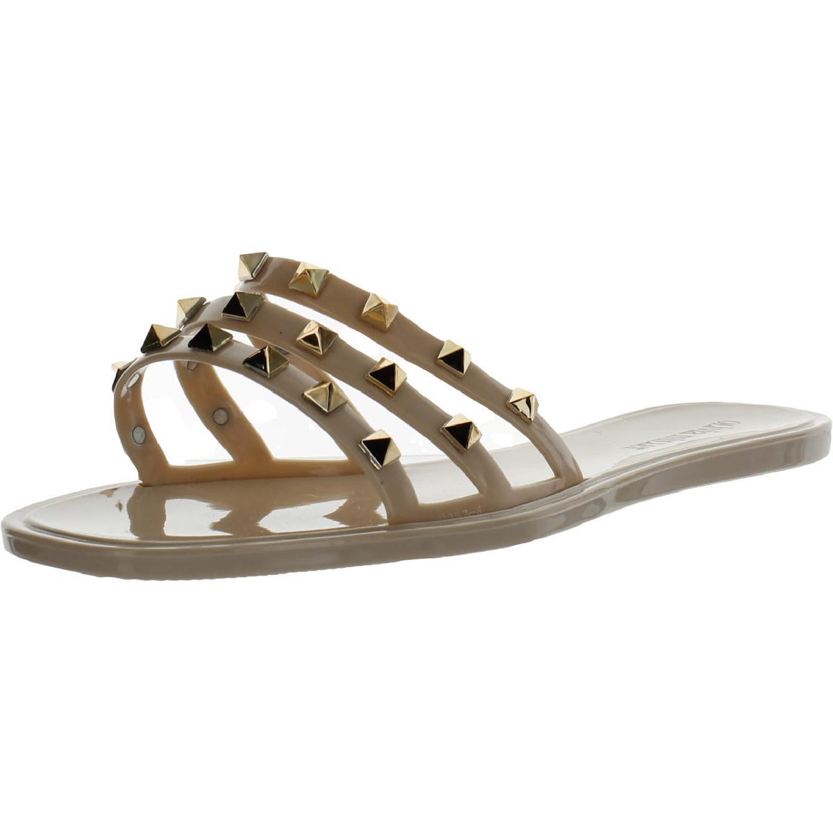 Olivia Miller Женские розовые прозрачные сандалии Rio 7, средний (B,M) BHFO 8559