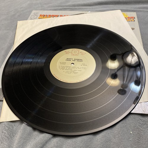 MARTY ROBBINS From The Heart 1971 UK Vinyl LP Lolene Oh, Virginia - Picture 8 of 9